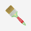 Thanh Bình Plastic Handle Paint Brush, 1CXS30, 3