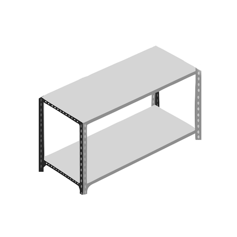 Mâm Kệ Sắt V Lỗ 30 x 100cm