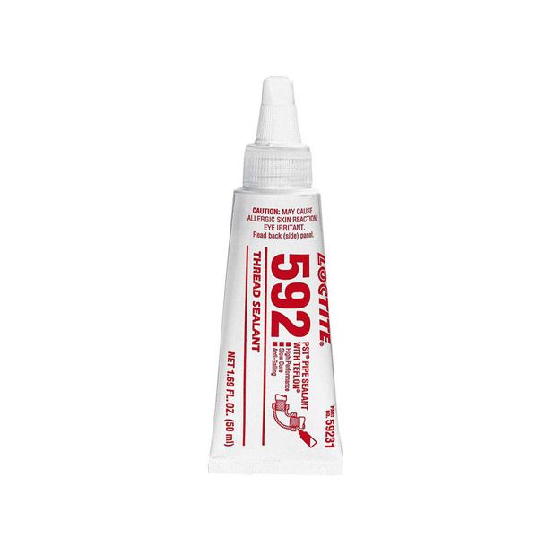 Henkel Loctite 592 Thread Sealant Pst Pipe Sealant With Ptfe Off-White 50 Ml Tube