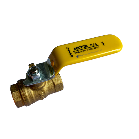 Van Đồng Kitz SZA Brass, 600 WOG / 150 WSP, 1/4