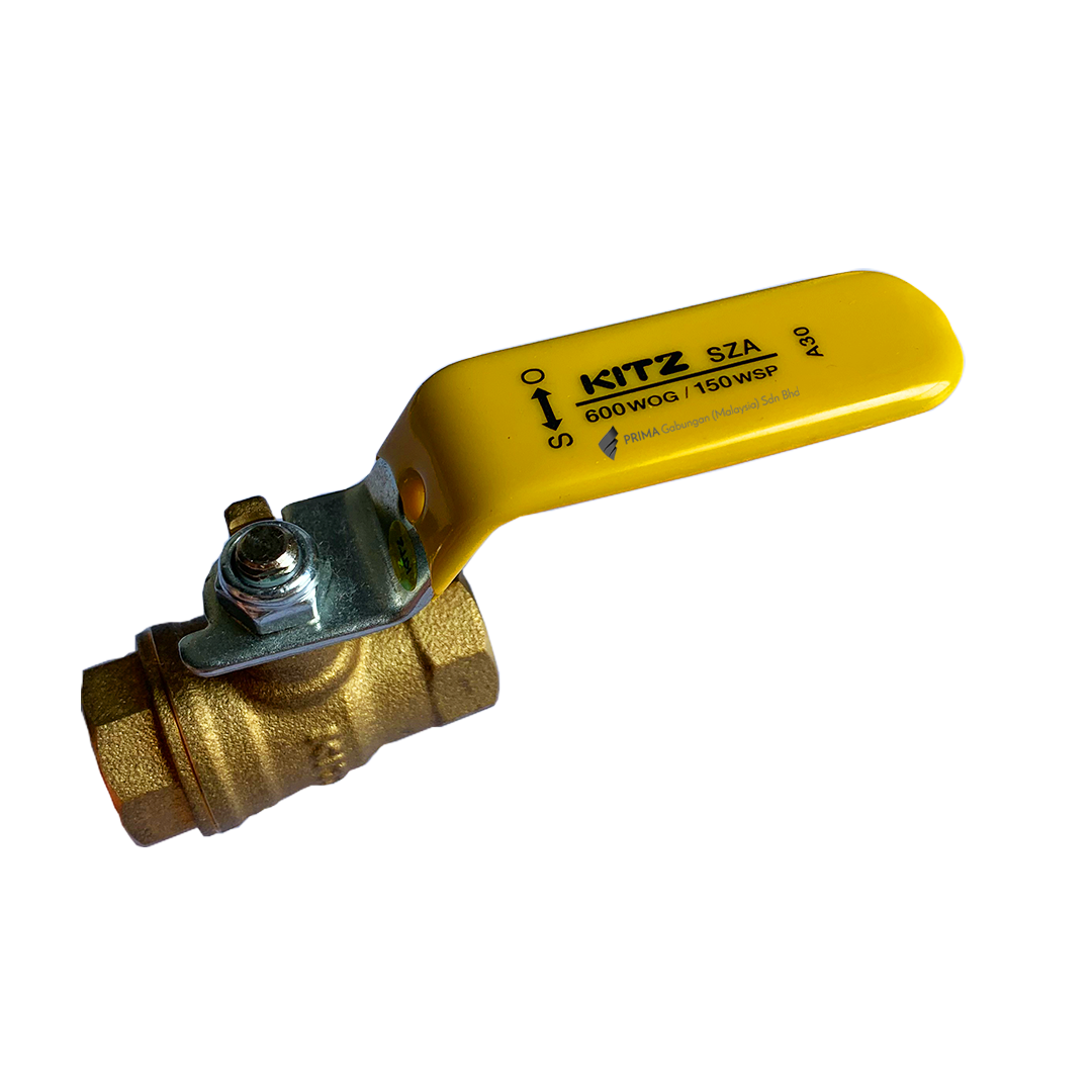 Van Đồng Kitz SZA Brass, 600 WOG / 150 WSP, 1/4