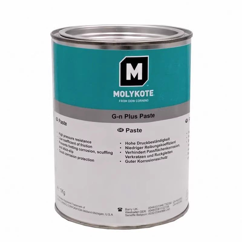 Molykote G-N Plus Paste 1kg, Mỡ Bôi Trơn Chịu Nhiệt Độ Cao Dùng Trong Cơ Khí