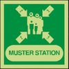 4141 Muster Station Sign