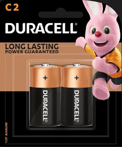 Pin Duracell MN1400/B2 Vỉ 2 Viên, Pin C (Size Trung)