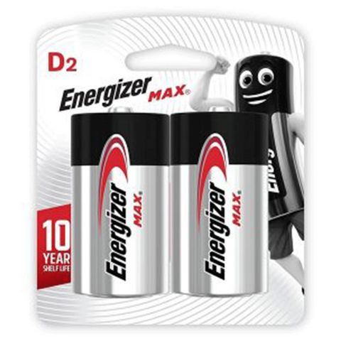 Pin D Energizer Max E95 BP2 (Pin Đại), Vỉ 2 Viên