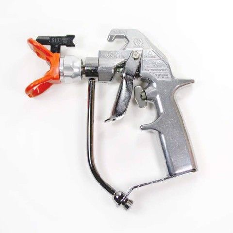 Graco #243283 Silver Plus Airless Spray Gun, 2 Finger Trigger, RAC 5 517 SwitchTip