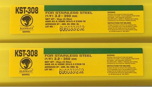 Que Hàn Inox Kiswel KST-308 3.2mm, 5kg/hộp, 20kg/thùng