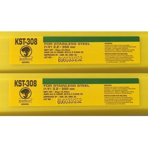Que Hàn Inox Kiswel KST-308 (2kg), 2.6mm X 350mm, 20kg/hộp