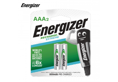 Bộ 2 Pin Đũa Sạc Energizer AAA 800mAh NH12ERP2