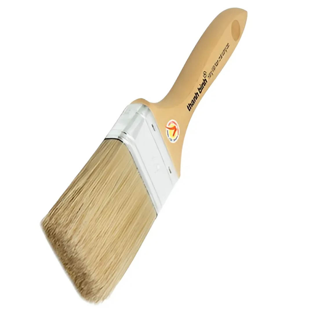 Thanh Bình Spanish Style Wooden Handle Paint Brush 1TBN2, 20mm