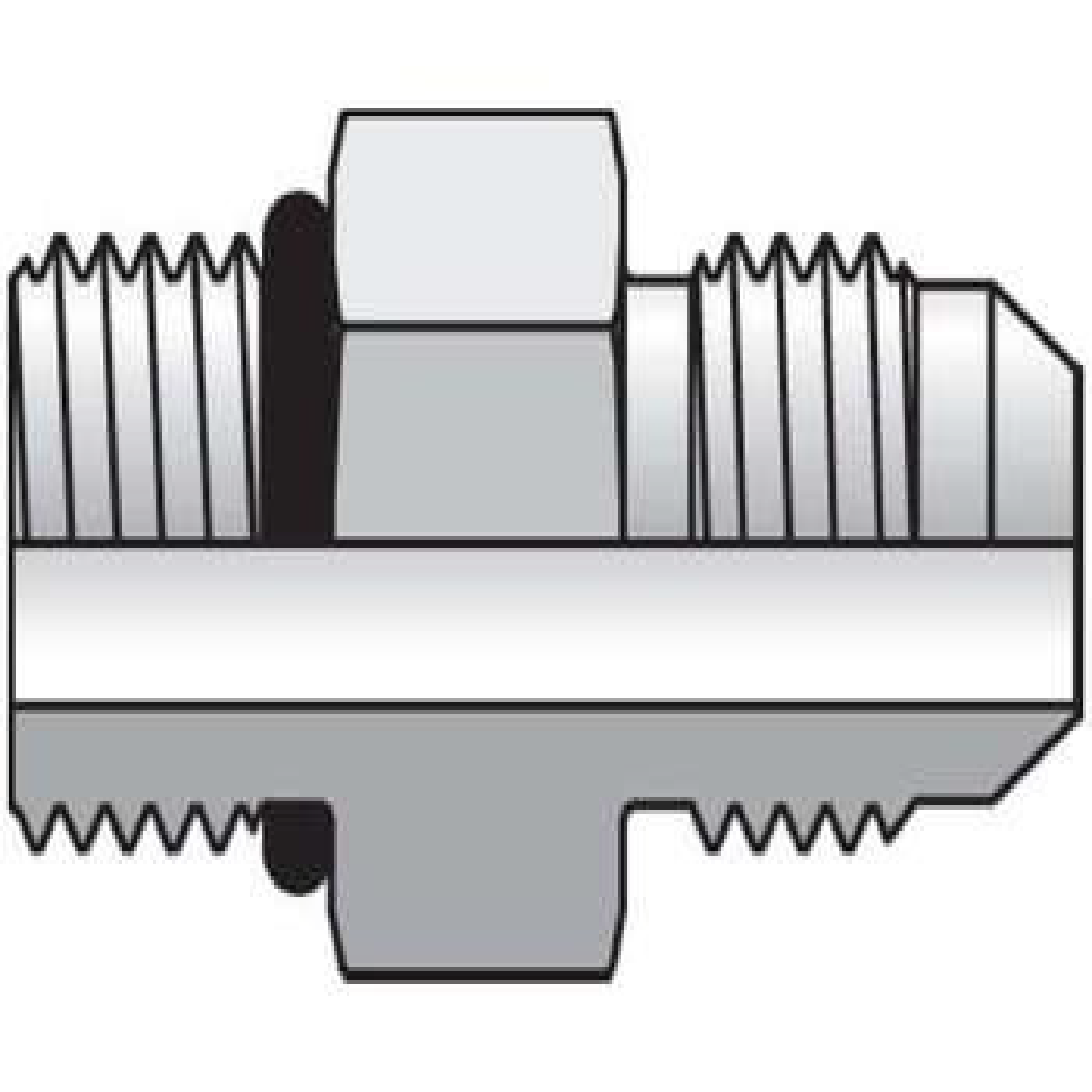 Cút Nối Thuỷ Lực Parker 8 F5OX-S - Triple-Lok 37° Straight F5OX