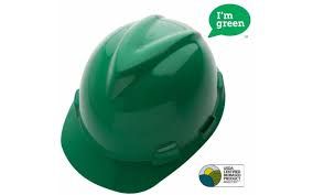 MSA V-Gard Standard Caps Staz-On (Green) 463946
