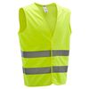 Delta Plus Polyester High Visibility Reflection Vest Jacket, Green Neon, GILM3