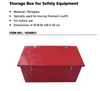 Thùng Chứa Áo Phao Viking Storage Box 1036851, H 450 X 1000 L X 550mm W, GRP Material, Inox 304, Màu Đỏ