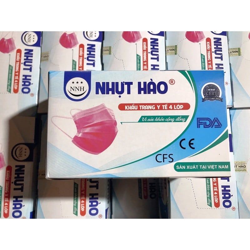 Nhut Hao Face Mask Disposable 4 Layer Filter Protection