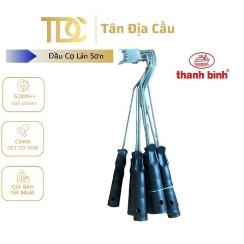 Cây Lăn Sơn Cán Nhựa Đen Thanh Bình 15cm/6in, Không Gồm Đầu Cọ