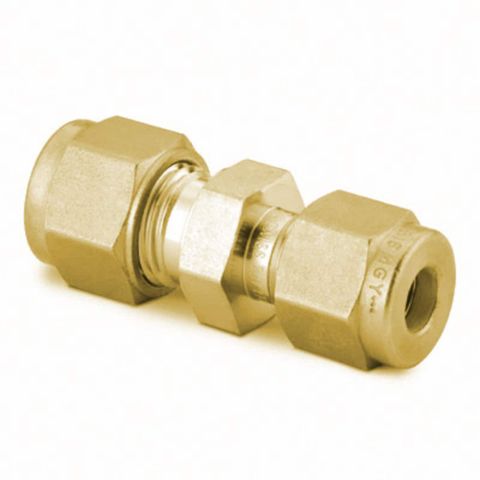 Đầu Nối Swagelok, Union, 12 mm x 1/2 in. Tube OD, Đồng, B-12M0-6