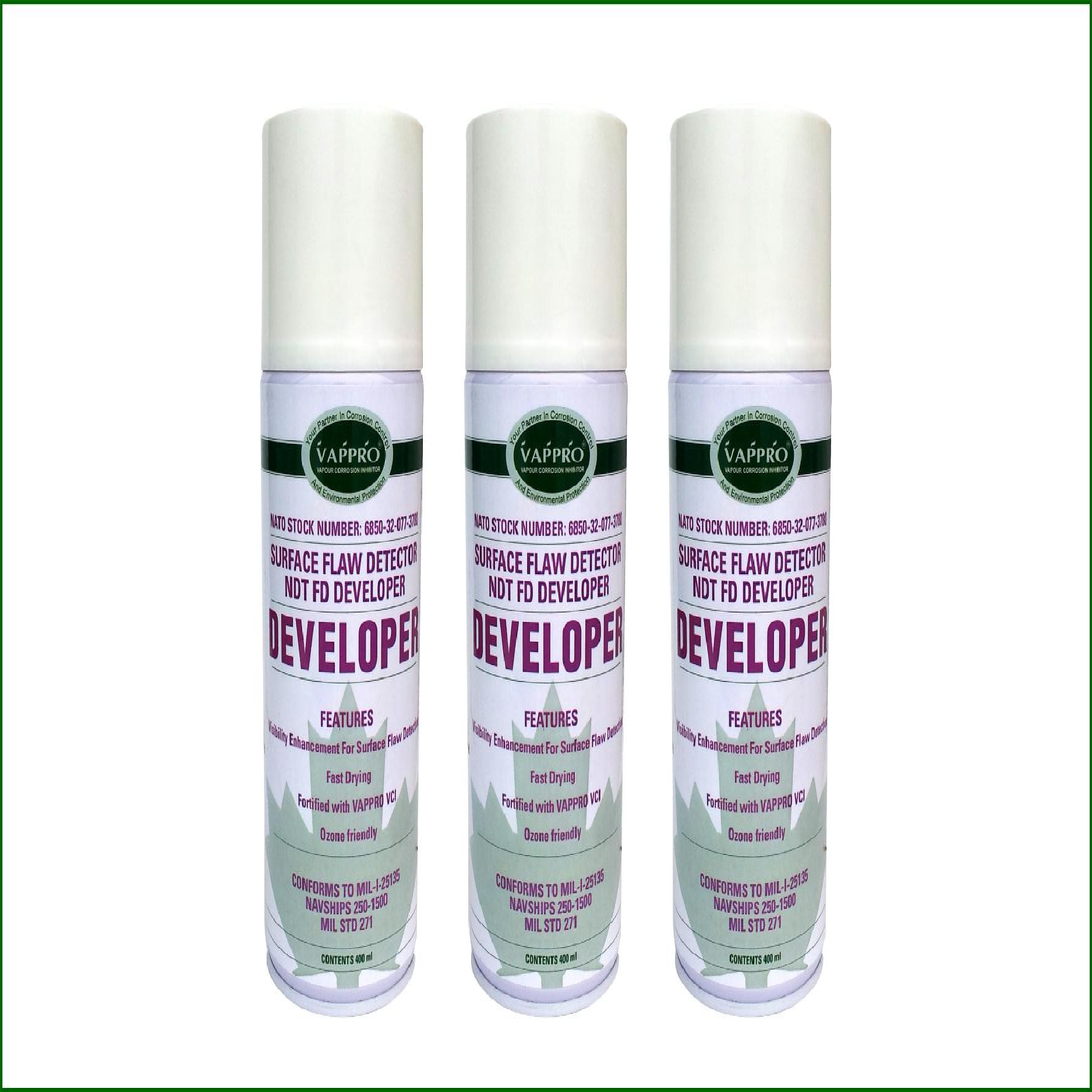 Vappro VBCI-NDT Developer, Surface Flaw Detector, 400ml