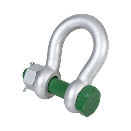 Shackle Safety Bow 2T 13mm GRS Green Pin