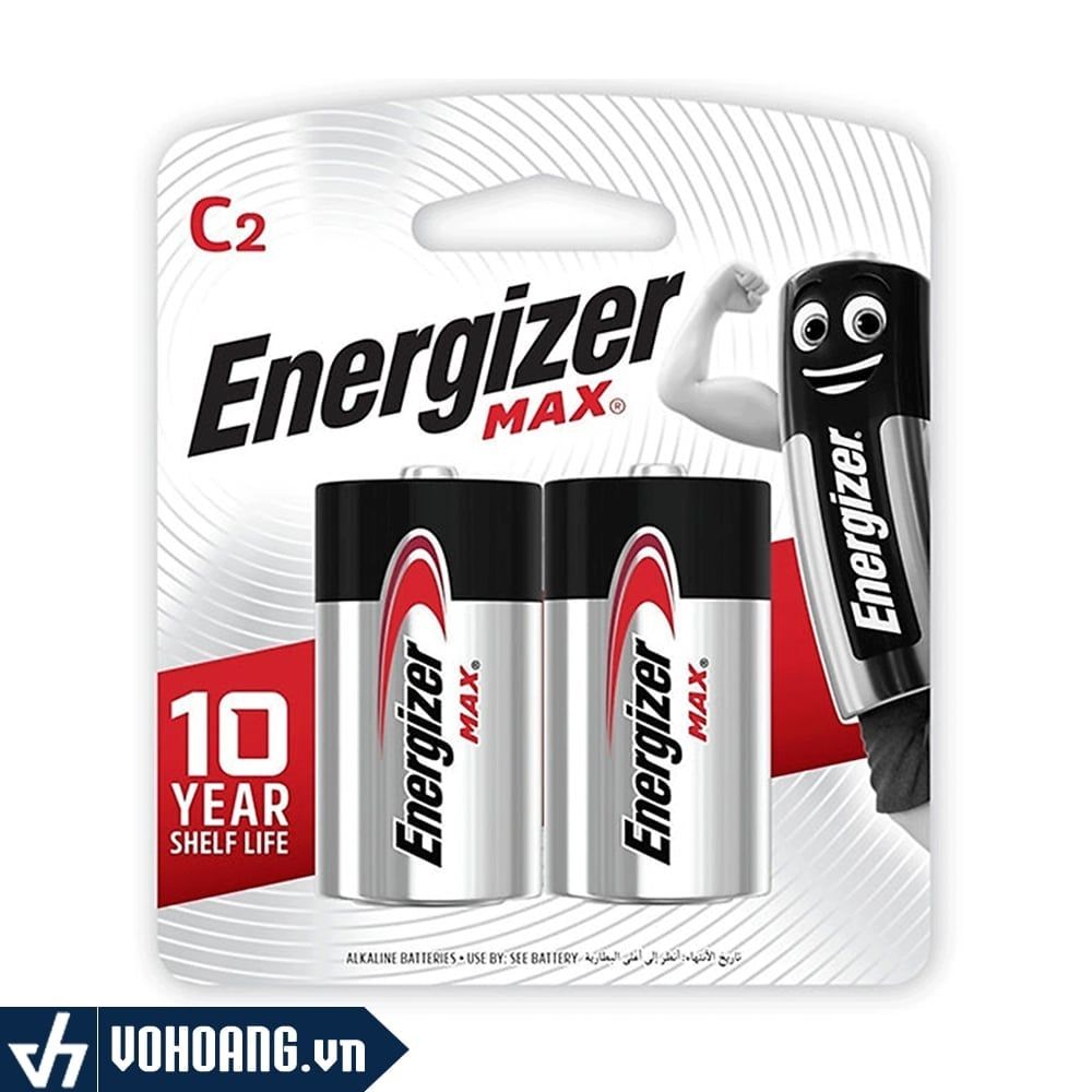 Pin Trung C Energizer 1,5V Max E93 BP2 Max Power