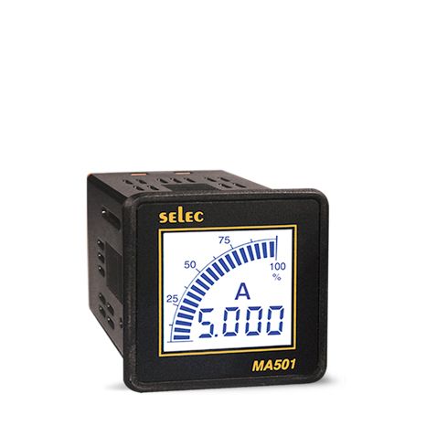 Selec MA501-230V-CE, LCD Ammeters, 48 X 48mm