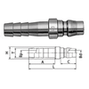 Khớp Nối Nhanh Khí Nén Cupla Nitto 400PH, Dùng Cho Ống 1/2