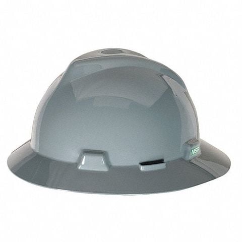Nón Bảo Hộ Có Vành MSA Full Brim Hard Hat, Type 1, Class E, Pinlock (4-Point), Gray, #454731