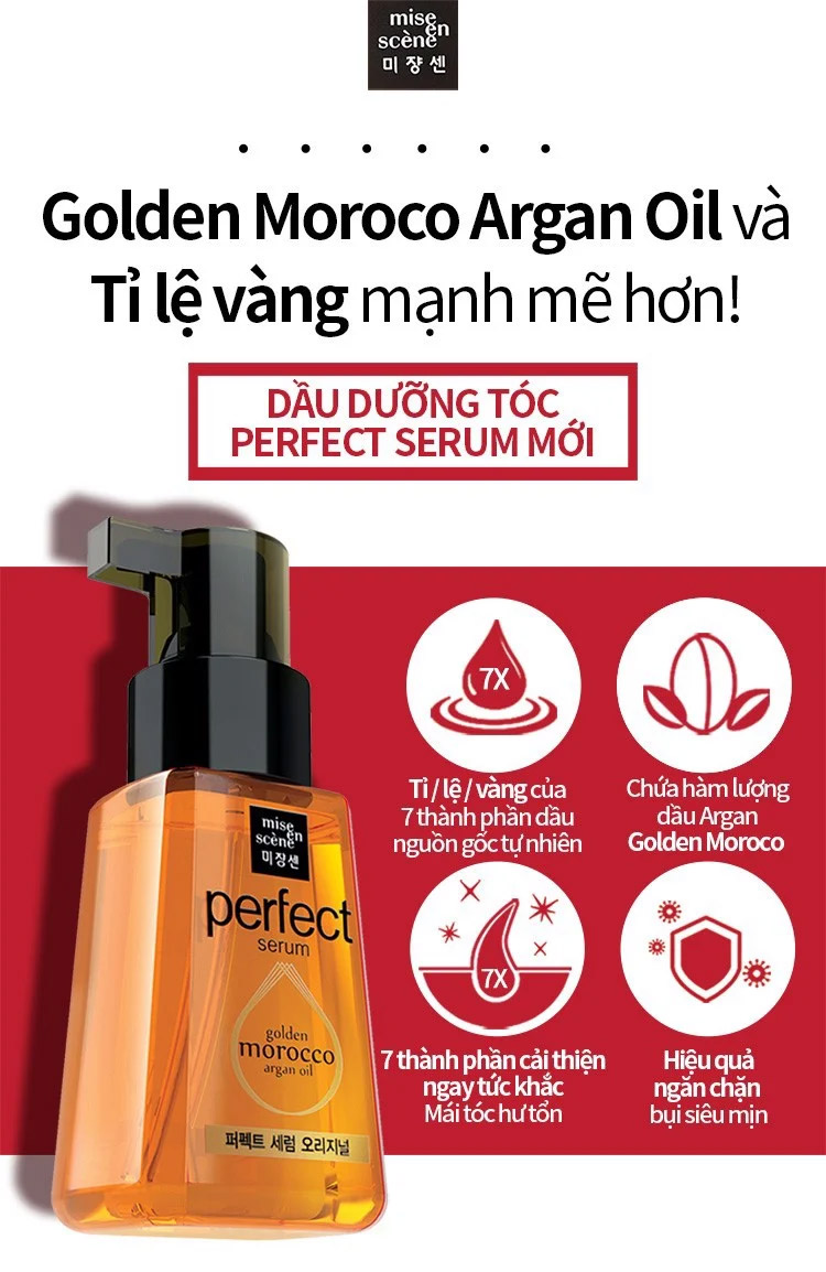 Serum Dưỡng Tóc Mise En Scene Golden Morocco Argan Oil 80ml Lazadavn #32 Serum Dưỡng Tóc Mise En Scene Golden Morocco Argan Oil 80ml Lazadavn
