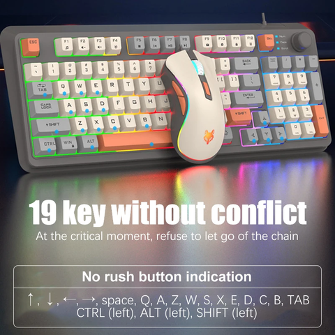  Combo Chuột và Bàn phím giả cơ gaming XUNFOX  K820 