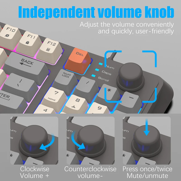  Combo Chuột và Bàn phím giả cơ gaming XUNFOX  K820 