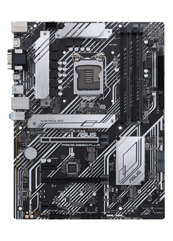  Mainboard ASUS PRIME B560-PLUS (Intel B560, Socket 1200, ATX, 4 khe Ram DDR4) 