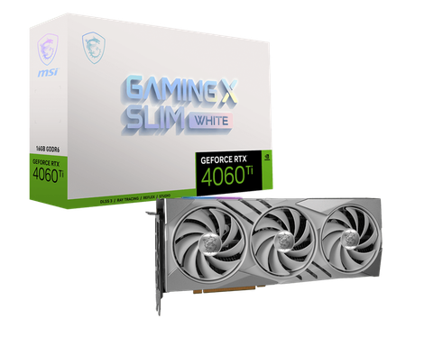  GeForce RTX™ 4060 Ti GAMING X SLIM WHITE 16G 