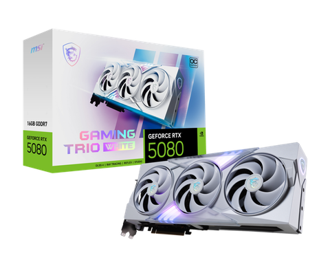  GeForce RTX™ 5080 16G GAMING TRIO OC WHITE 