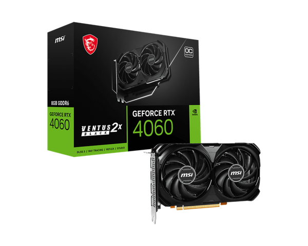  GeForce RTX™ 4060 VENTUS 2X BLACK 8G OC 