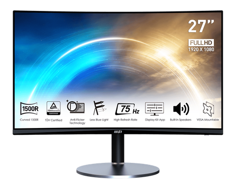  Màn hình MSI PRO MP272C 27 inch FHD VA 75HZ Cong 