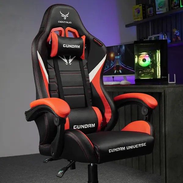  Ghế Gaming Centaur Gundam Universe Red chân kim loại 
