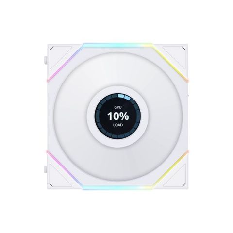  Fan LIAN LI TL120 LCD Triple pack Black/White - Nghịch (Màn hình LCD/Led vô cực) 