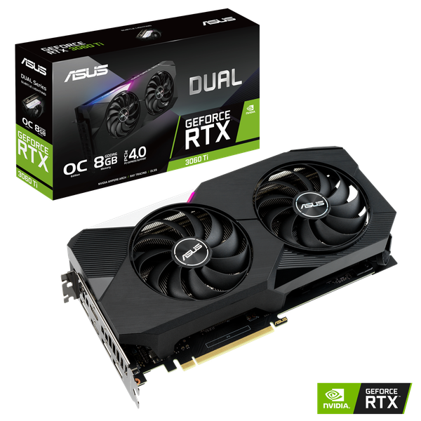  (Cũ) ASUS Dual GeForce RTX ™ 3060 Ti OC Edition 8GB GDDR6 