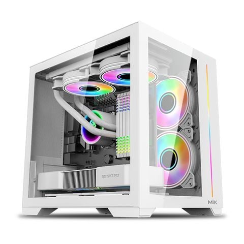  Vỏ Case MIK LV12 mini elite - Black/White 