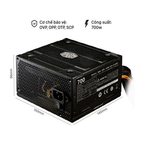  Nguồn máy tính Cooler Master Elite V3 230V PC700 700W 