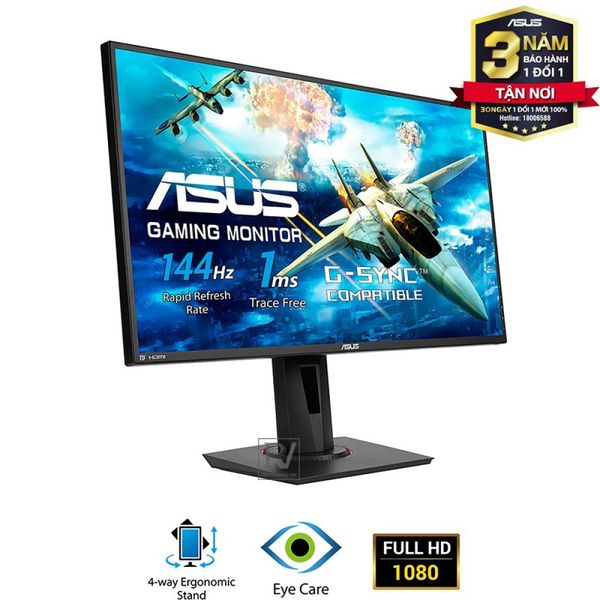  Màn Hình Game ASUS VG278Q (27 inch / FHD / TN / 144Hz / 2 Loa) 