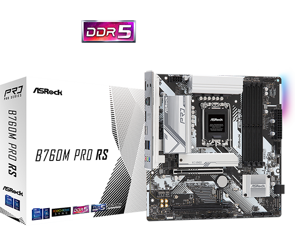  Mainboard ASROCK B760M PRO RS DDR4 