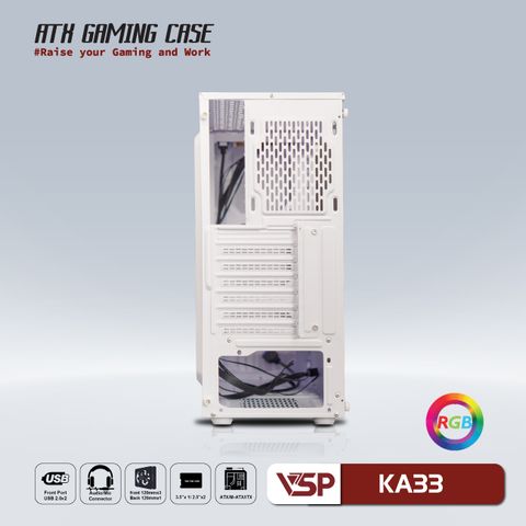  CASE VSP GAMING KA33 - White 