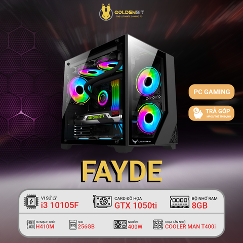  PC Gaming - Fayde | i3 10th, 1050ti 