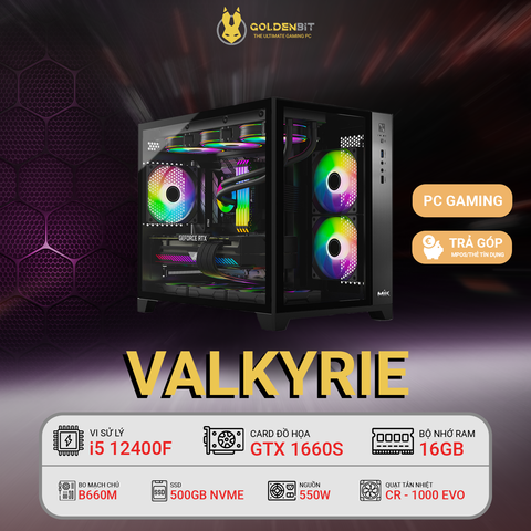  PC Gaming - Valkyrie | i5 12th, 1660S 