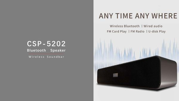  LOA COLORFUL Soundbar CSP-5202 Bluetooth Speaker 