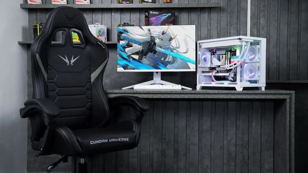  Ghế Gaming Centaur Gundam Universe Black chân kim loại 