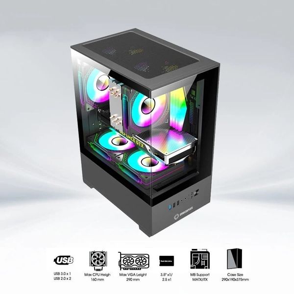  Case CPC-EX32 Đen (không kèm fan) 