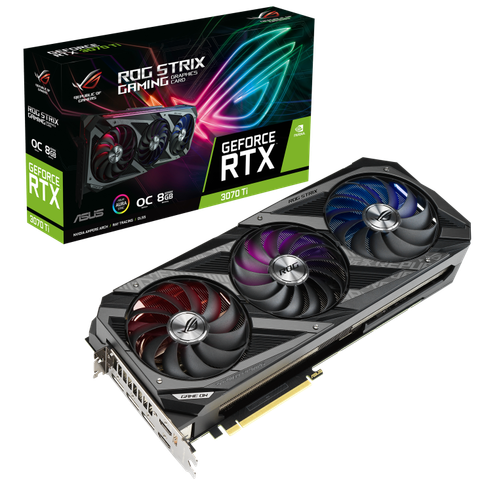  VGA ASUS ROG Strix GeForce RTX 3070 Ti OC 8GB GDDR6X 2nd 