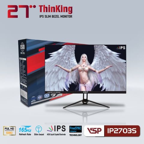  Màn hình VSP IPS esport gaming 27inch tràn viền IP2703S 